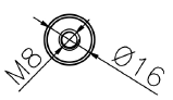 M8端子部図面